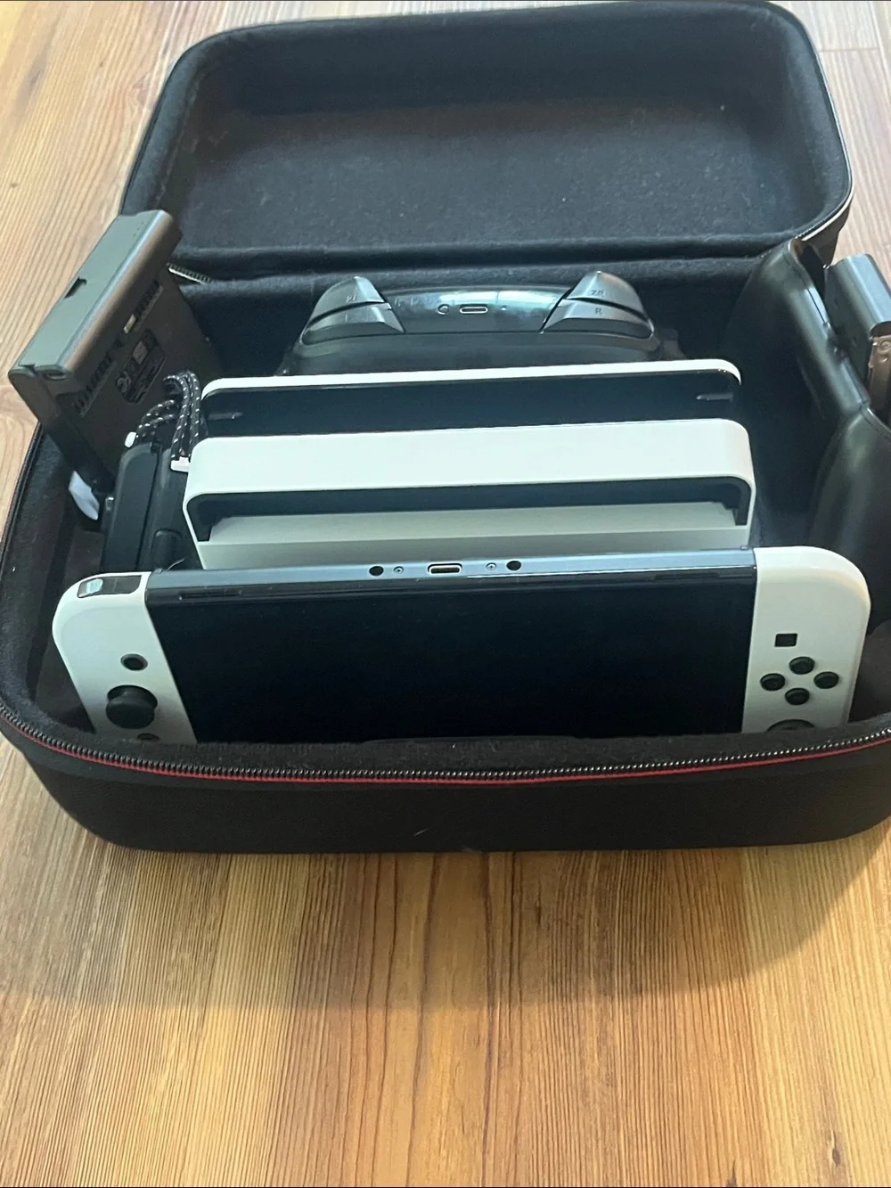 Nintendo Switch OLED Console with White Joy-Con Controllers Bundle